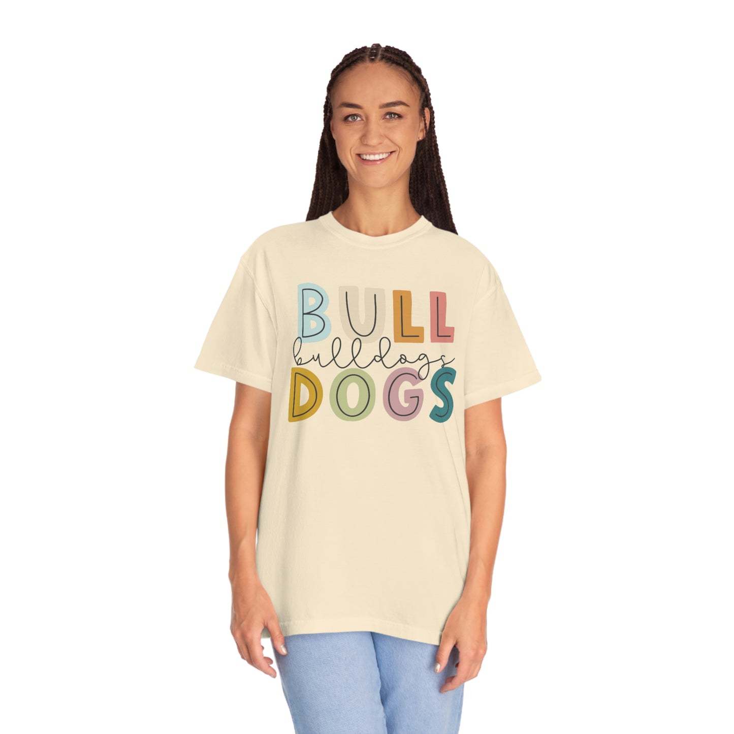 Bulldogs Comfort Colors 1717 Unisex Garment-Dyed T-shirt