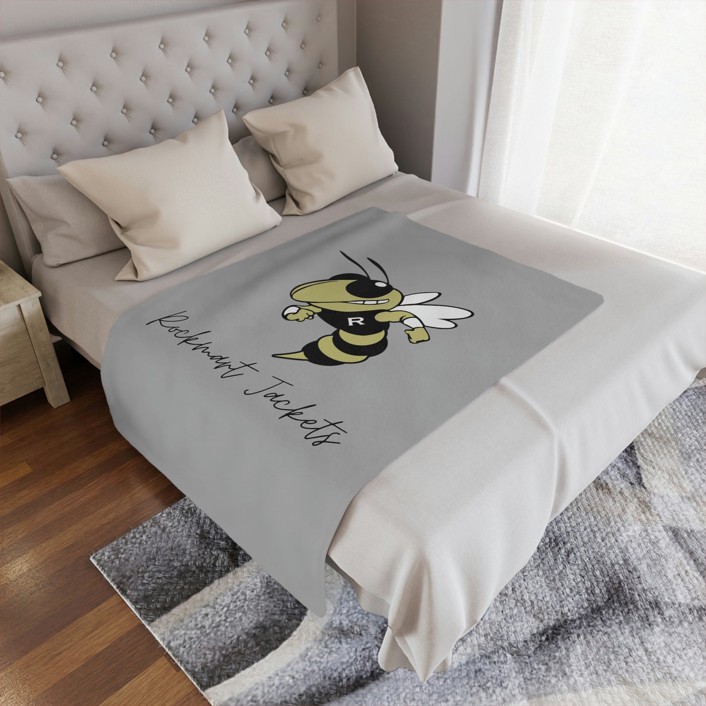 Rockmart Jackets Spirit Minky Blanket