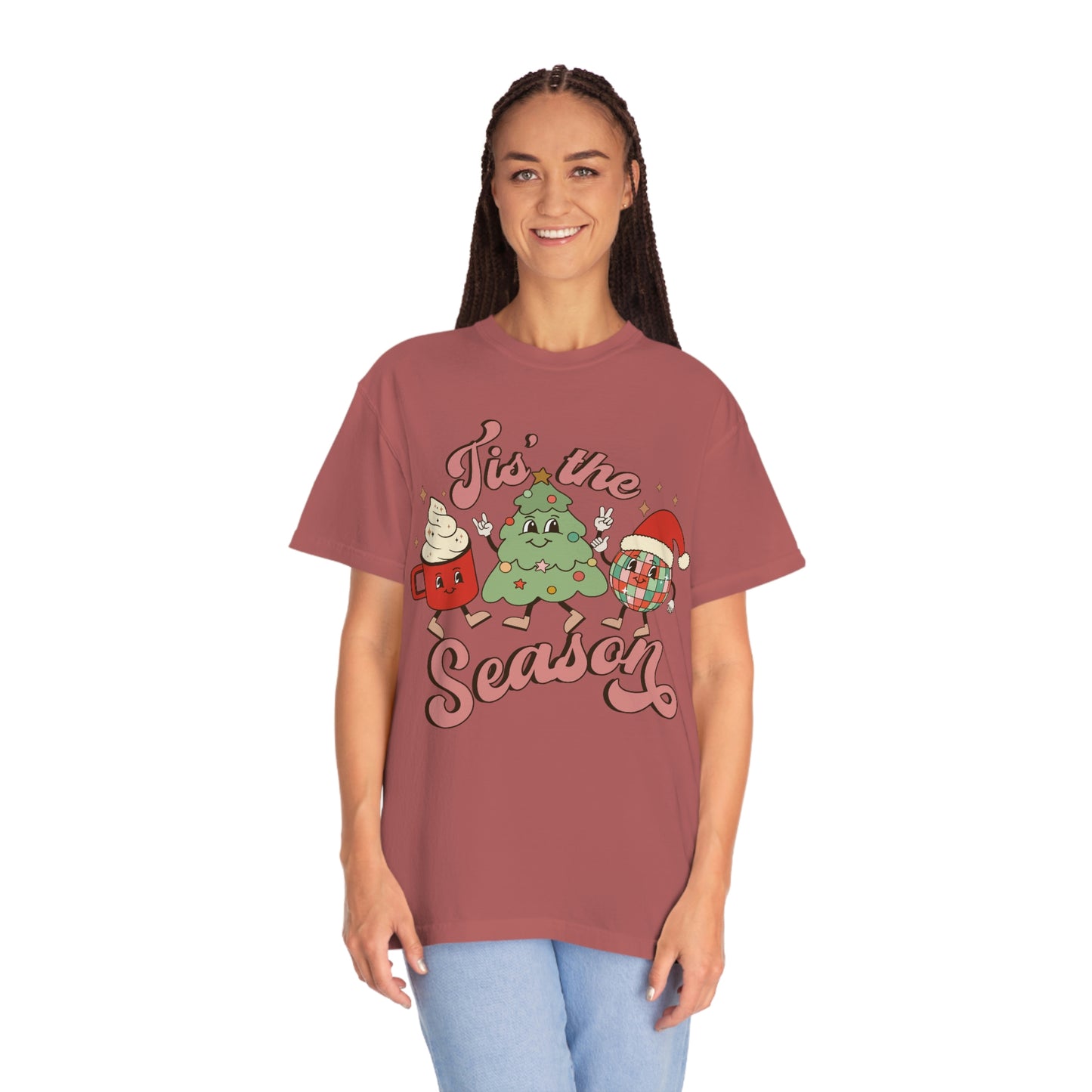 Tis' the Season Christmas Shirt Unisex Garment-Dyed Comfort Colors T-shirt