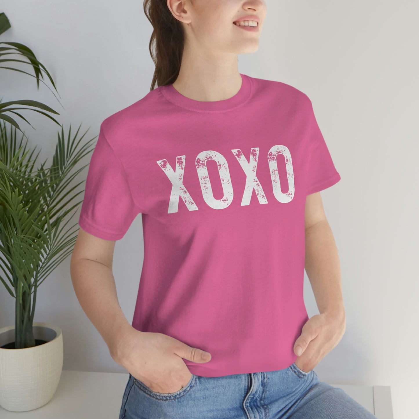 XOXO Valentine Shirt Unisex Jersey Short Sleeve Tee