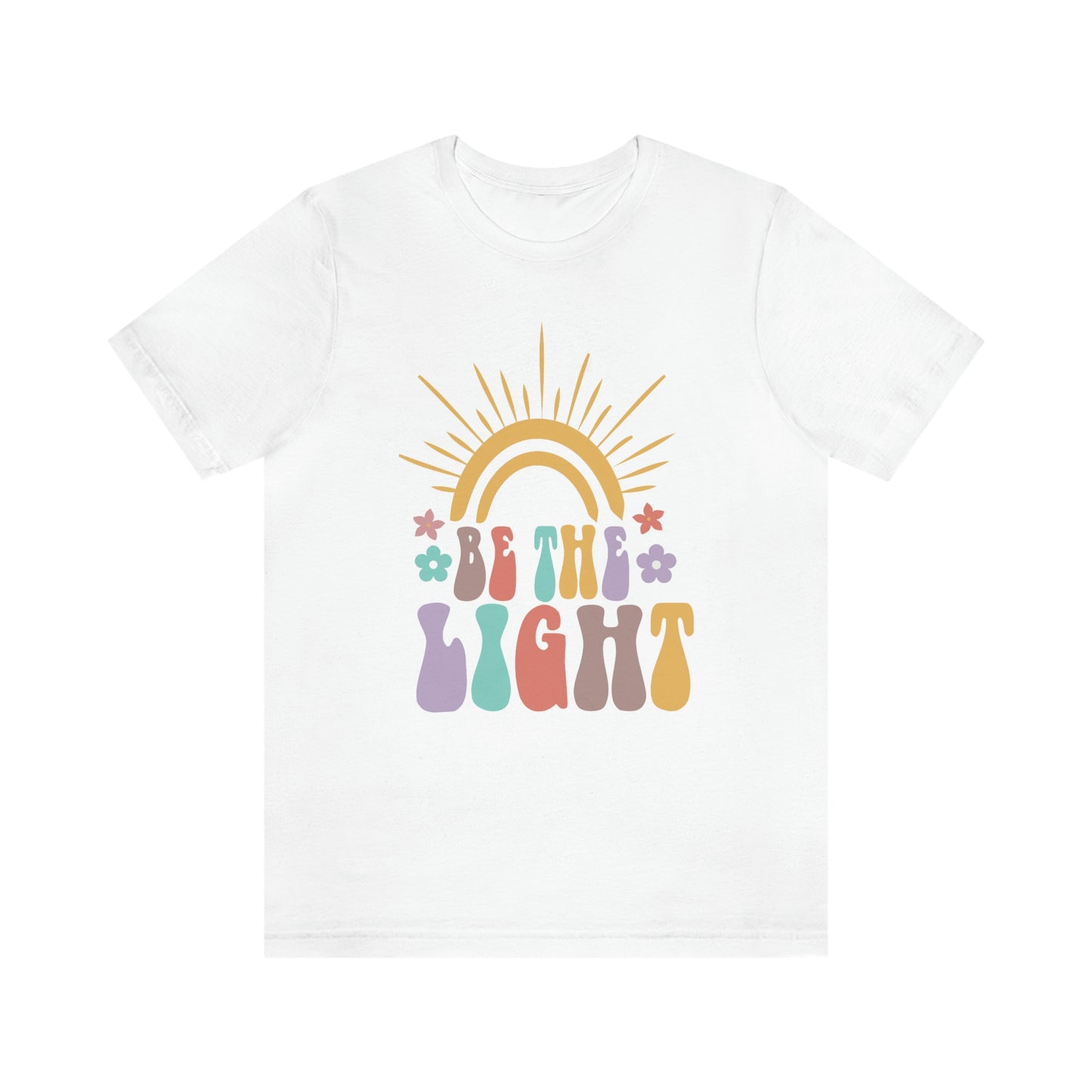 Inspirational Shirt Be The Light Bella+Canvas 3001 Unisex Jersey Short Sleeve Tee