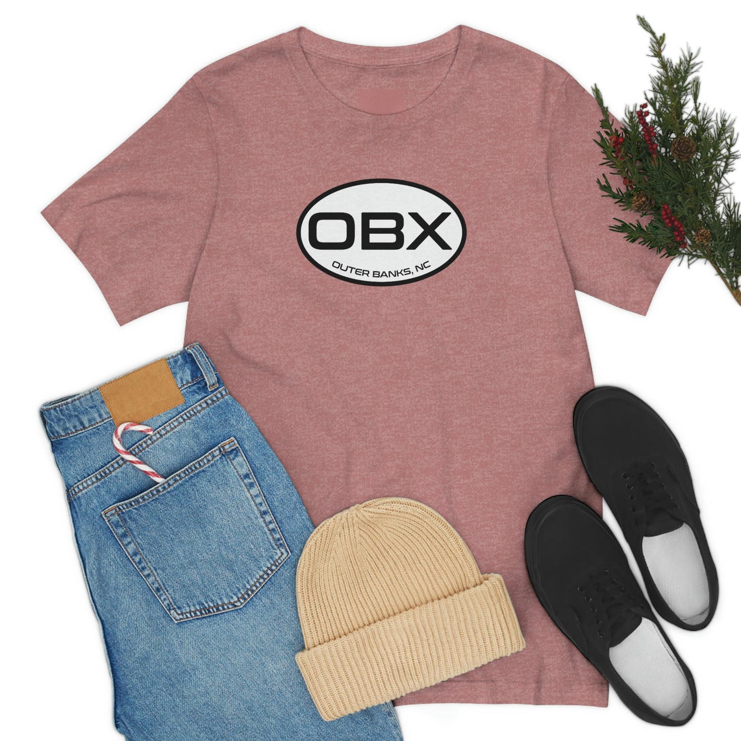 Outer Banks OBX Bella+Canvas 3001 Unisex Jersey Short Sleeve Tee