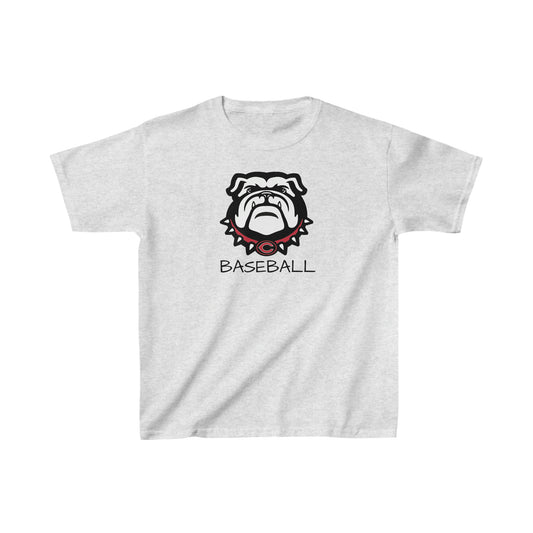 Bulldog Baseball Kids Heavy Cotton Tee