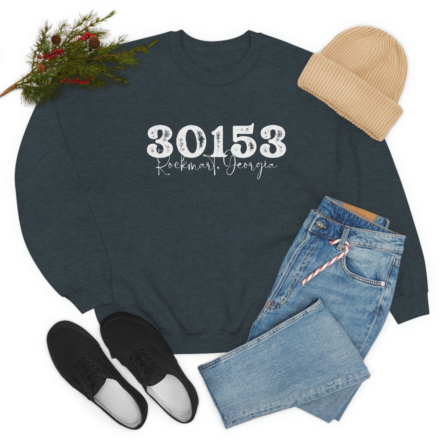 30153 Hometown Sweatshirt Unisex Heavy Blend Crewneck Sweatshirt