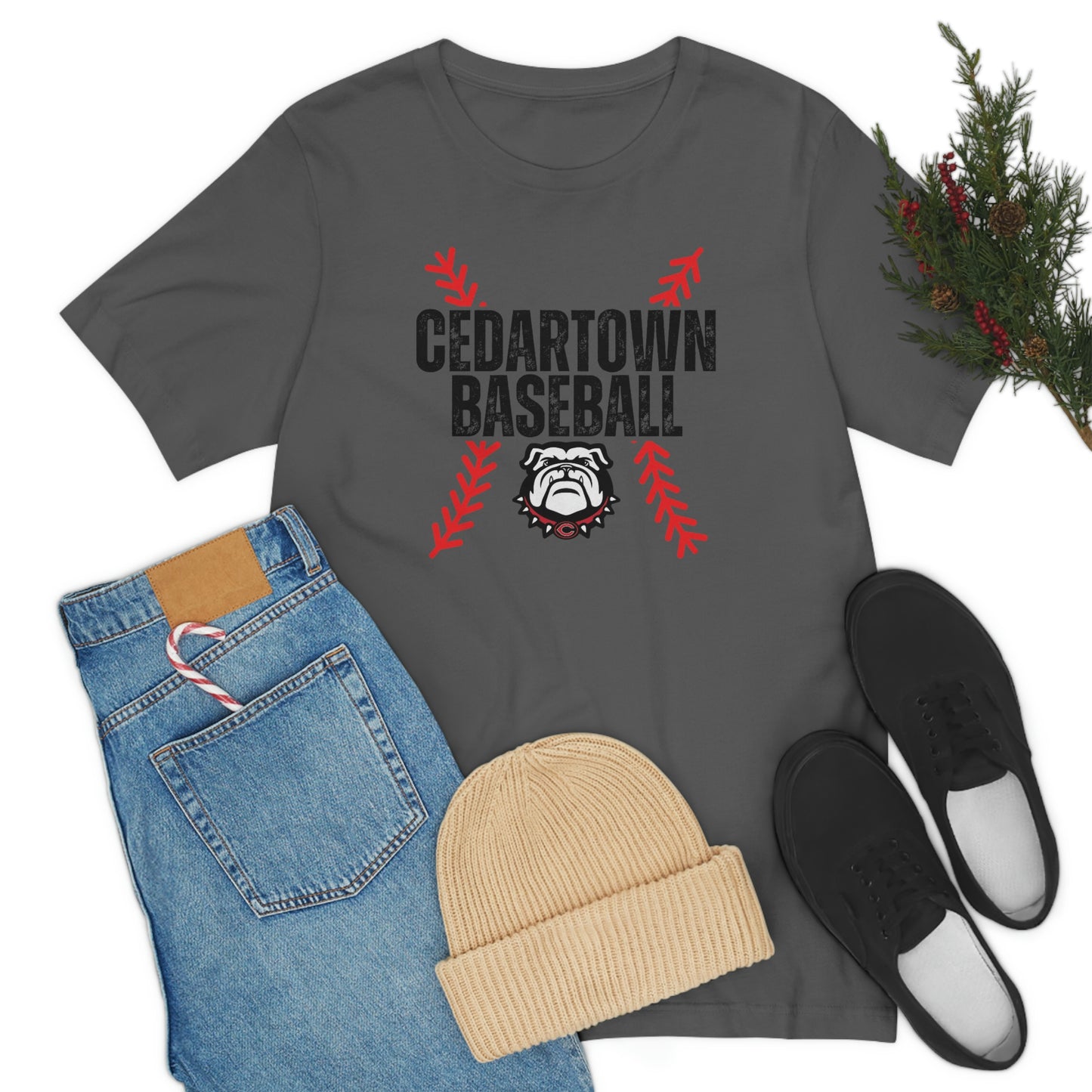 Cedartown Baseball Bella+Canvas 3001 Unisex Jersey Short Sleeve Tee