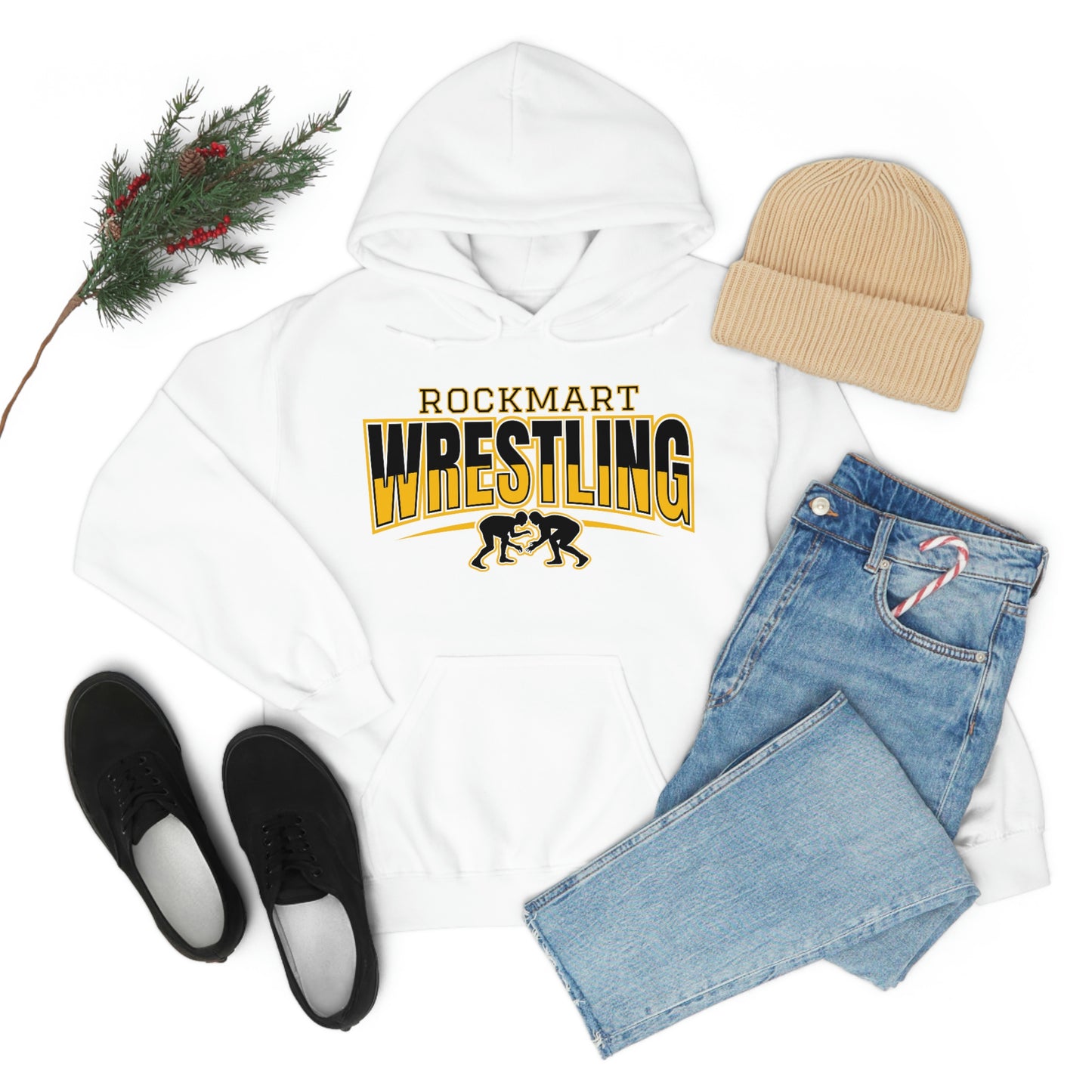 Rockmart Wrestling Hoodie Unisex Heavy Blend Hooded Sweatshirt