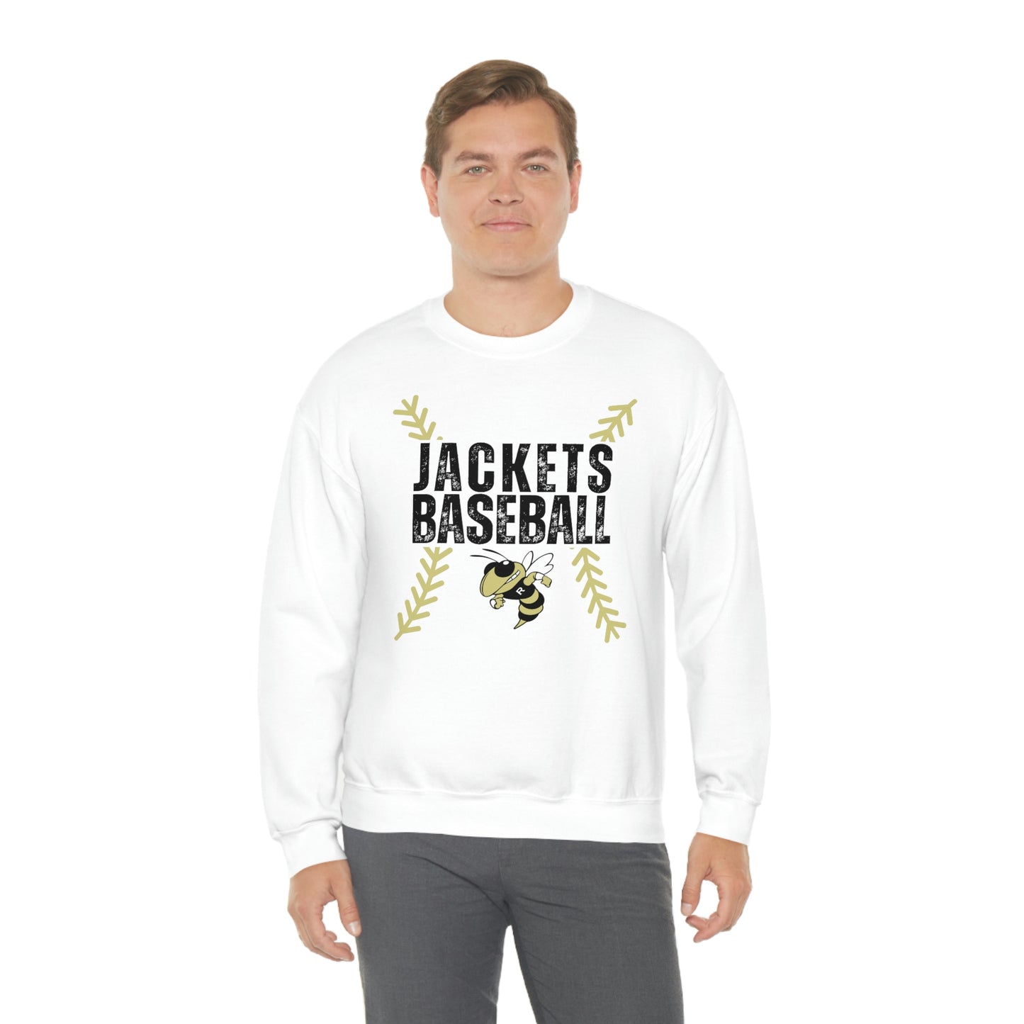 Jackets Baseball Gildan 18000 Unisex Heavy Blend Crewneck Sweatshirt