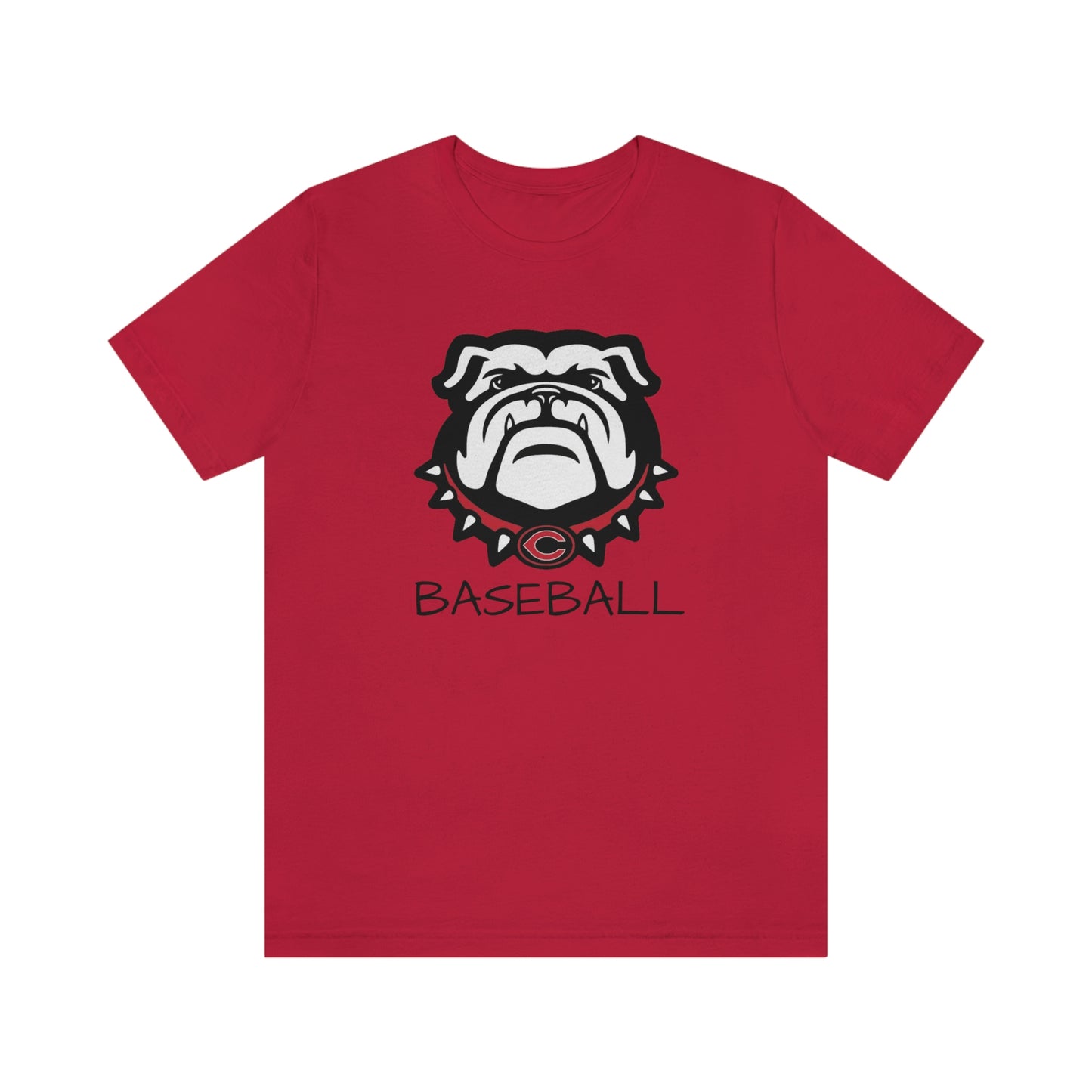 Bulldog Baseball Bella+Canvas 3001 Unisex Jersey Short Sleeve Tee