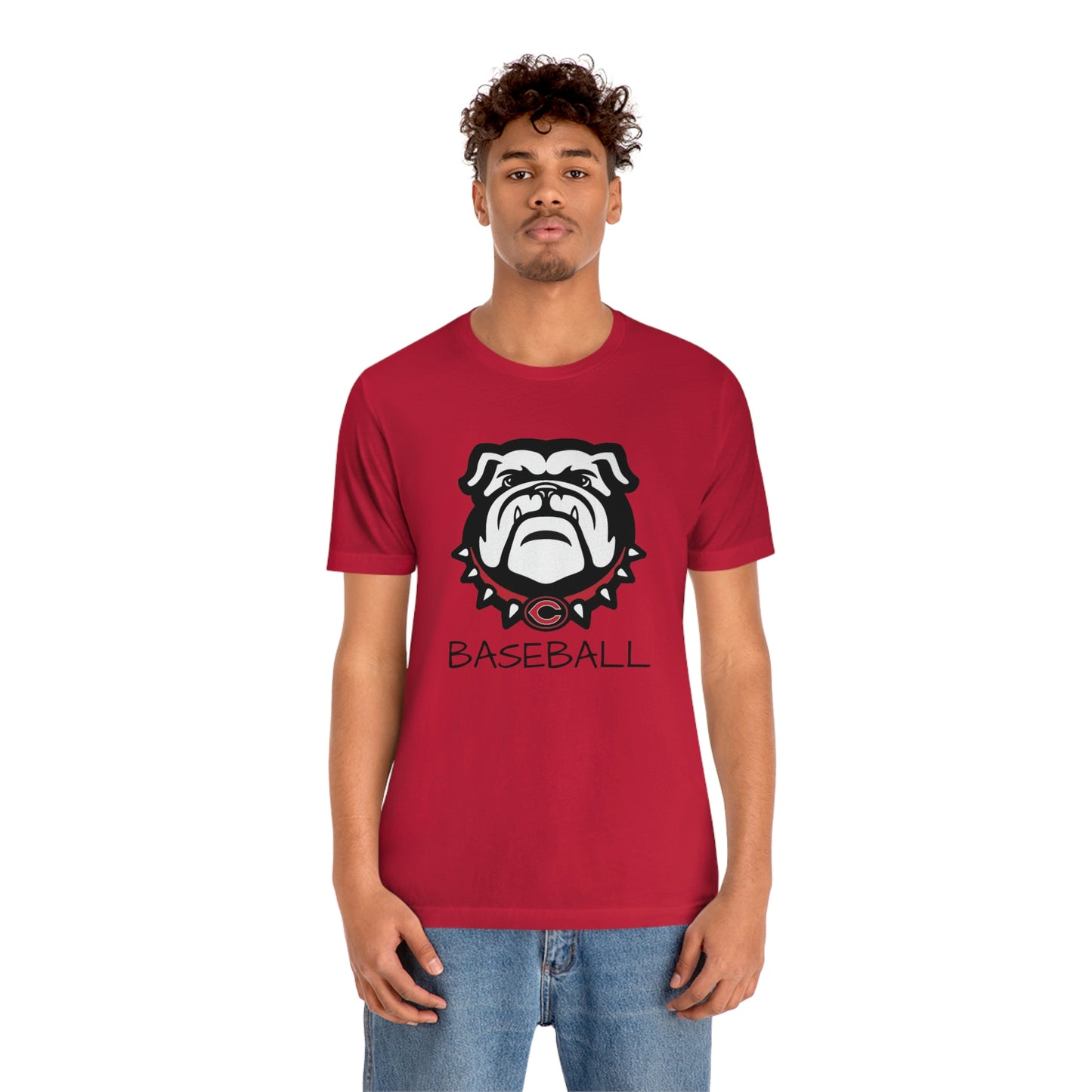 Bulldog Baseball Bella+Canvas 3001 Unisex Jersey Short Sleeve Tee