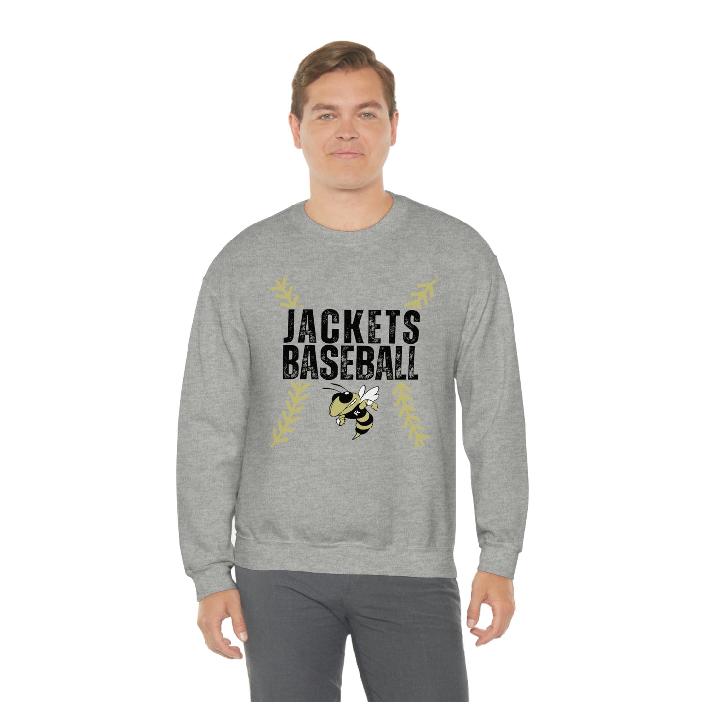 Jackets Baseball Gildan 18000 Unisex Heavy Blend Crewneck Sweatshirt