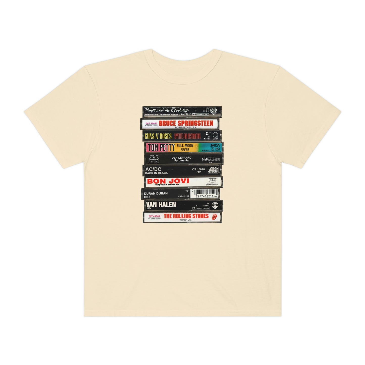 90's Rock Cassette Comfort Colors 1717 Unisex Garment-Dyed T-shirt