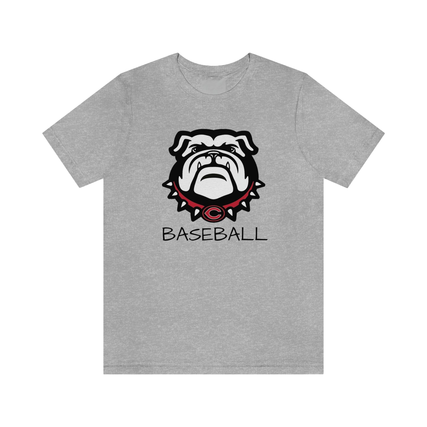 Bulldog Baseball Bella+Canvas 3001 Unisex Jersey Short Sleeve Tee