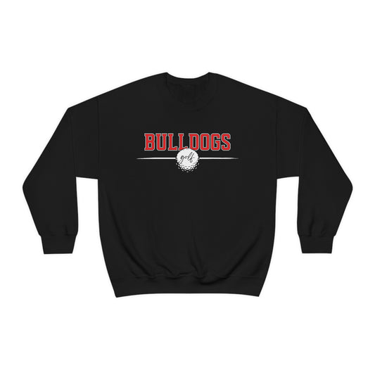 Cedartown Bulldogs Golf Gildan 18000 Unisex Heavy Blend Crewneck Sweatshirt