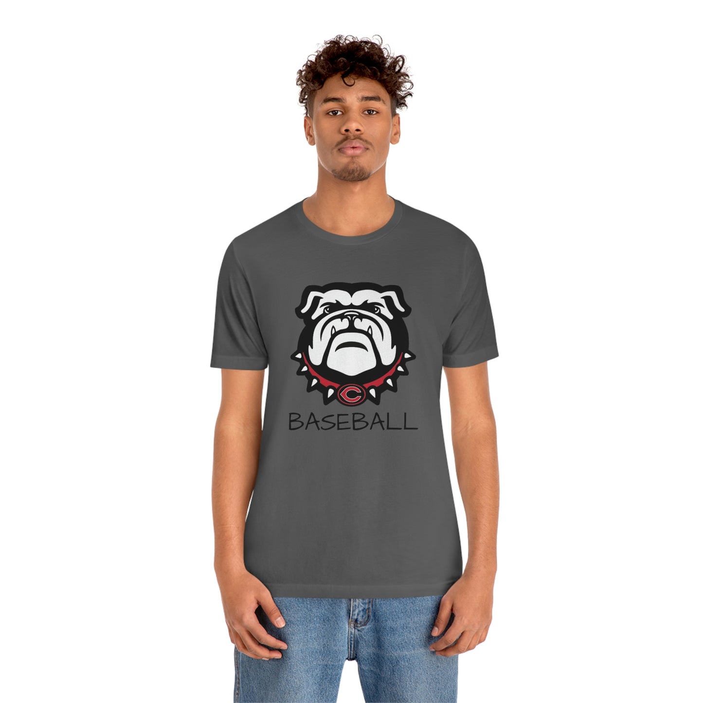 Bulldog Baseball Bella+Canvas 3001 Unisex Jersey Short Sleeve Tee