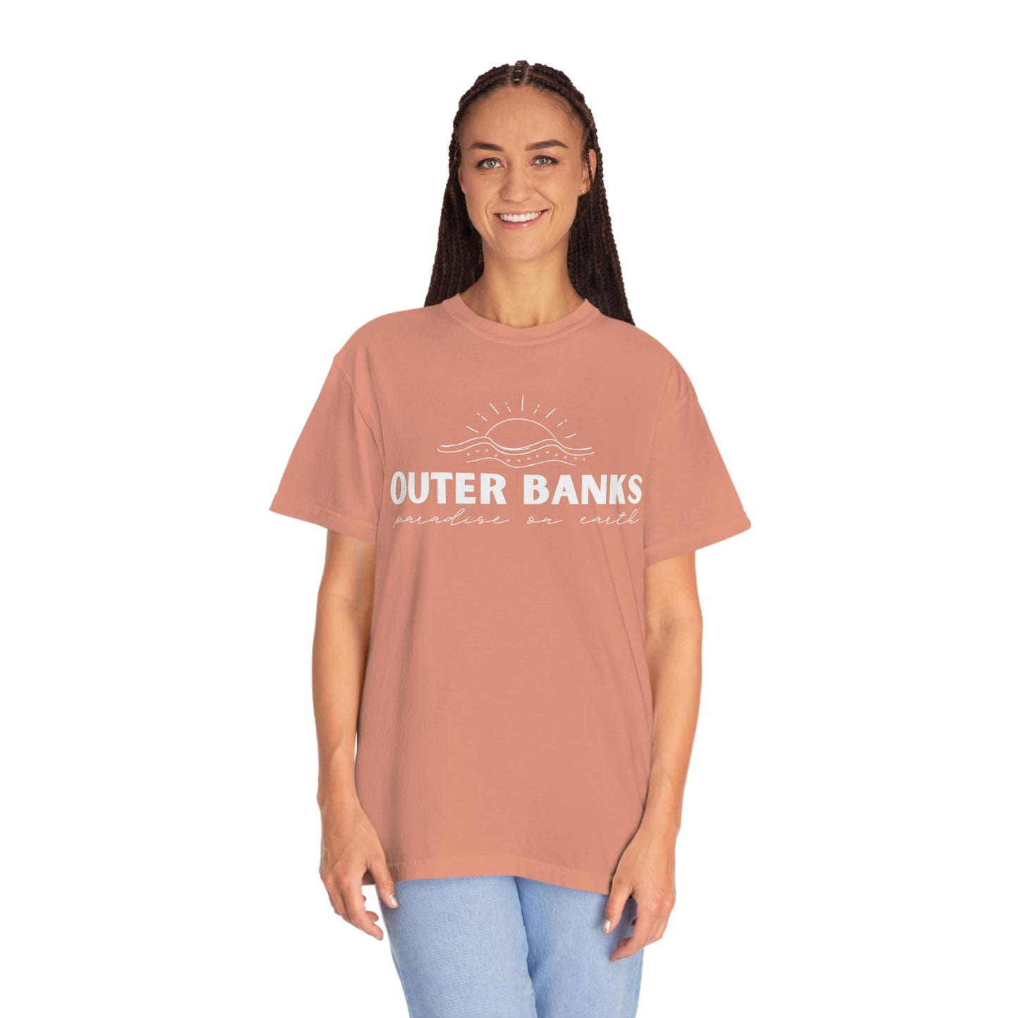 Outer Banks OBX Paradise on Earth Comfort Colors 1717 Unisex Garment-Dyed T-shirt