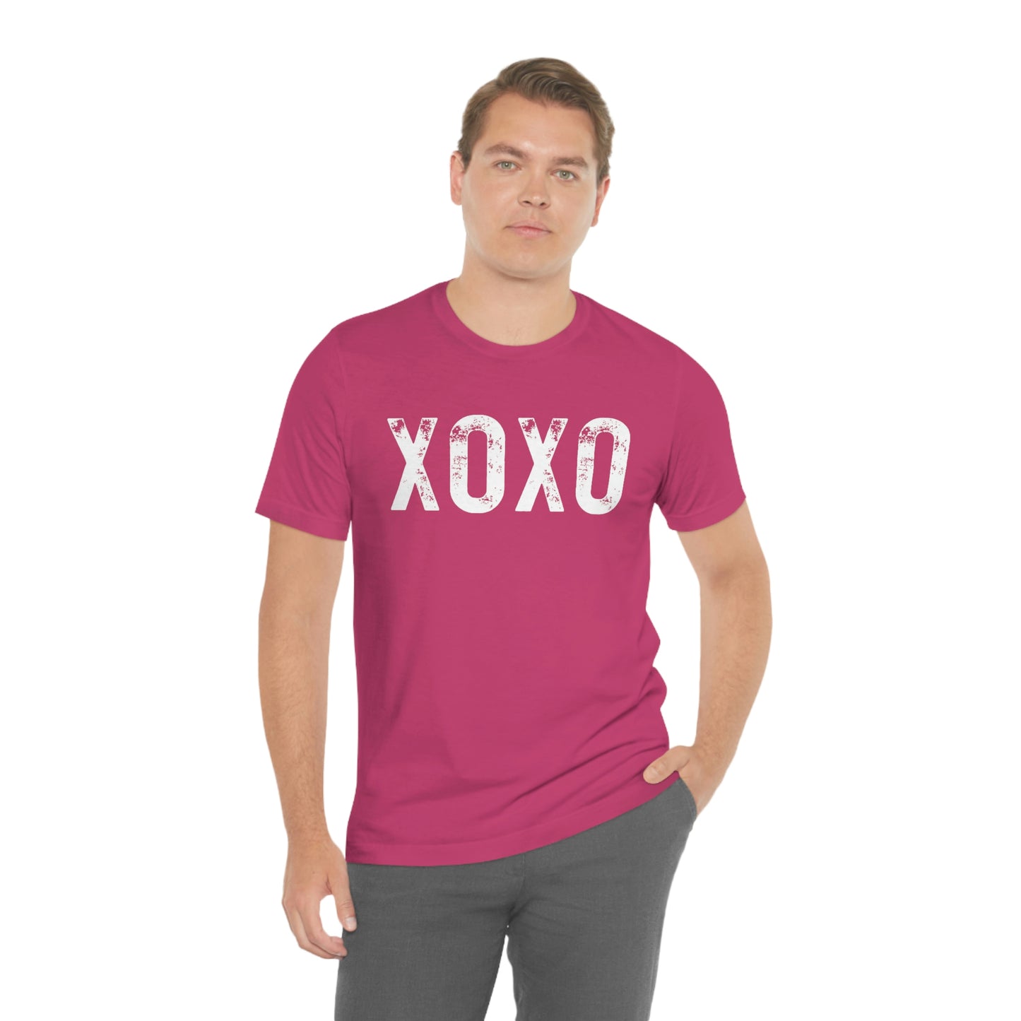 XOXO Valentine Shirt Unisex Jersey Short Sleeve Tee