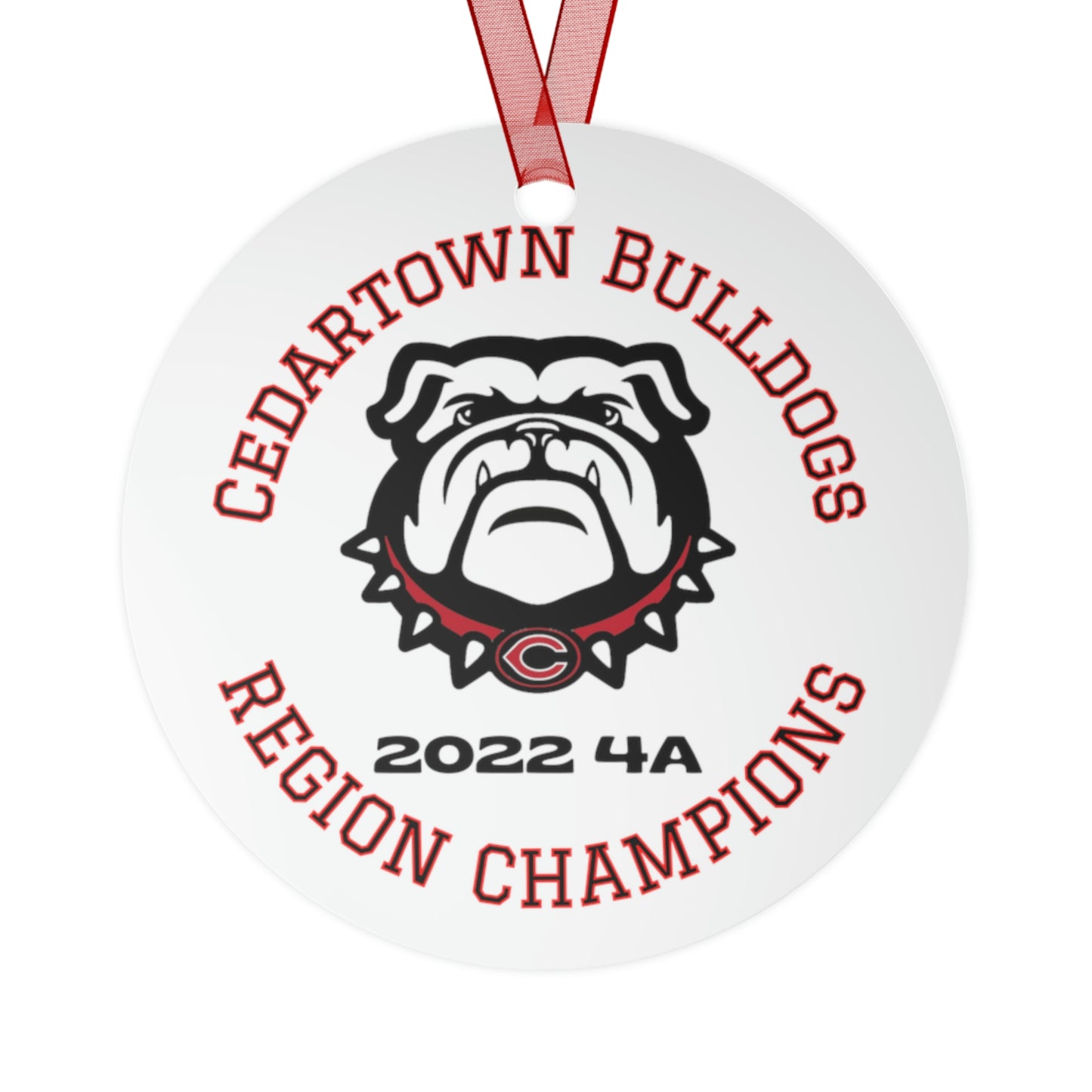 Cedartown REGION CHAMP ornament 2022 Metal Ornaments