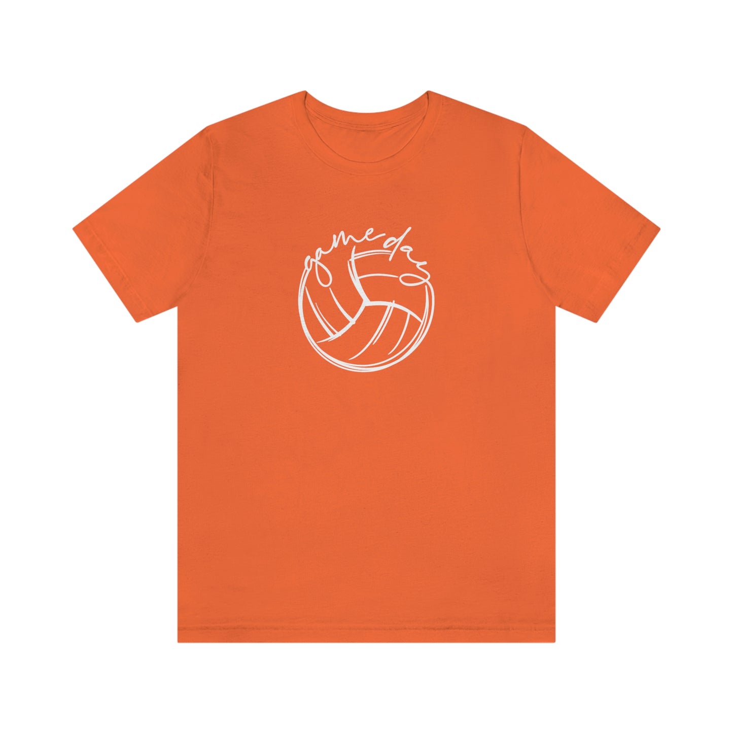 Volleyball Game Day Bella+Canvas 3001 Unisex Jersey Short Sleeve Tee