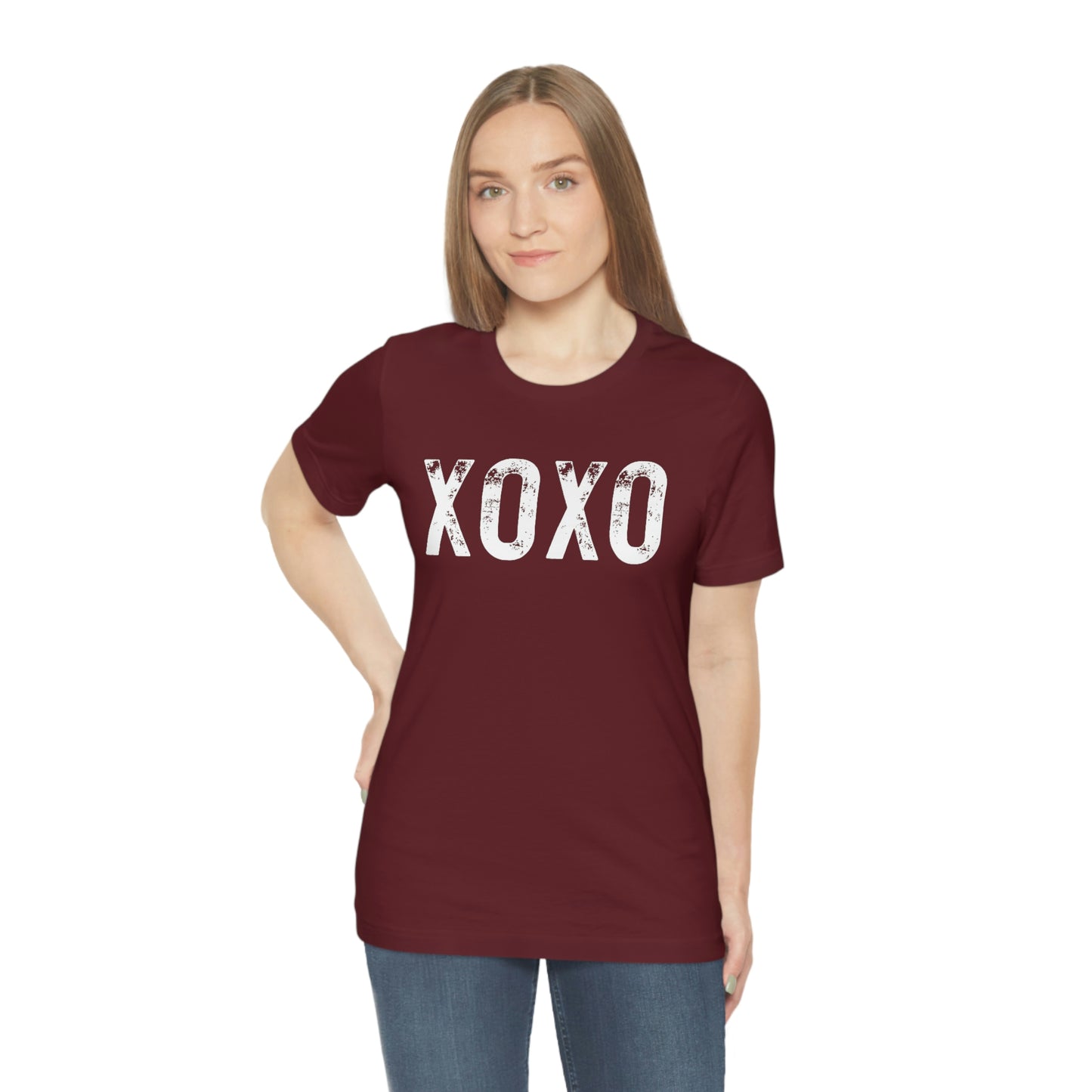 XOXO Valentine Shirt Unisex Jersey Short Sleeve Tee