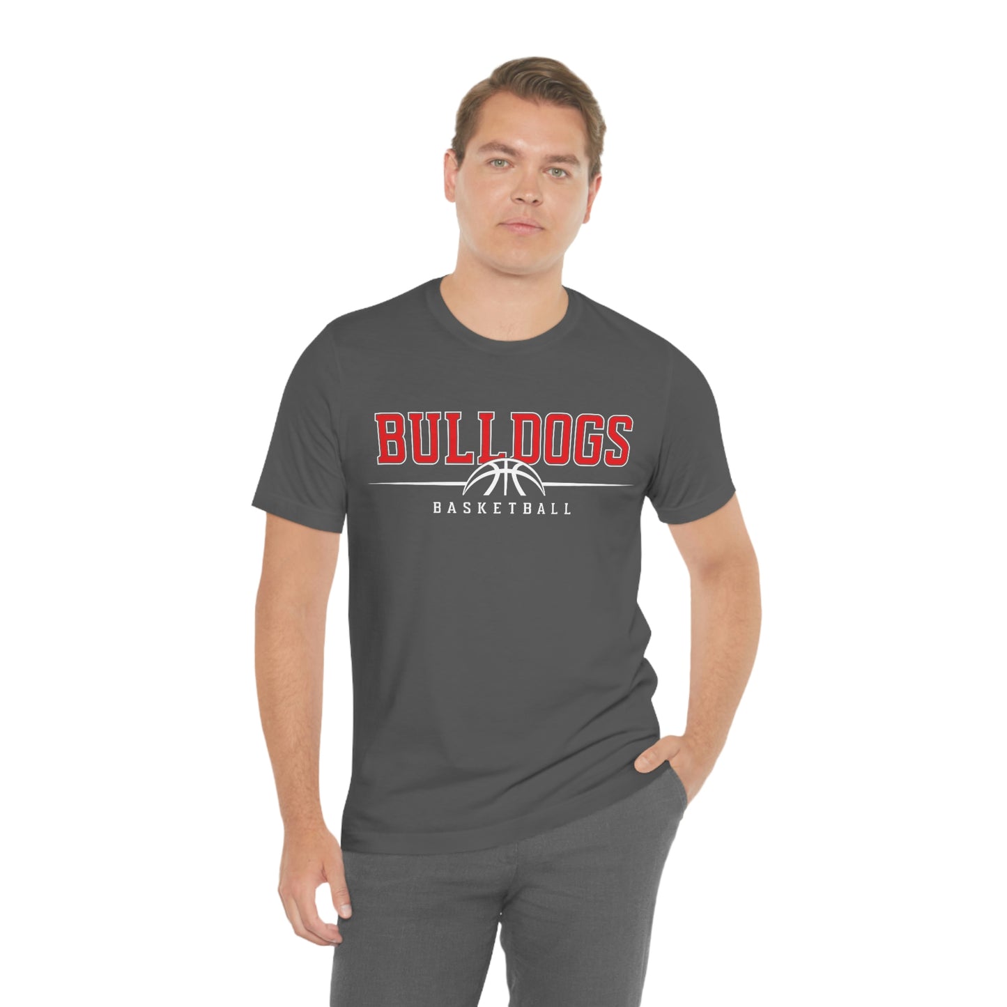 Bulldog Basketball Shirt Soft Style Unisex Jersey Short Sleeve Tee