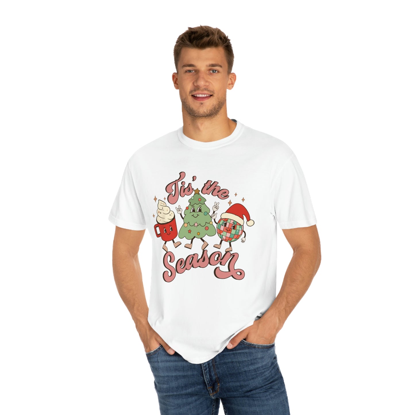 Tis' the Season Christmas Shirt Unisex Garment-Dyed Comfort Colors T-shirt