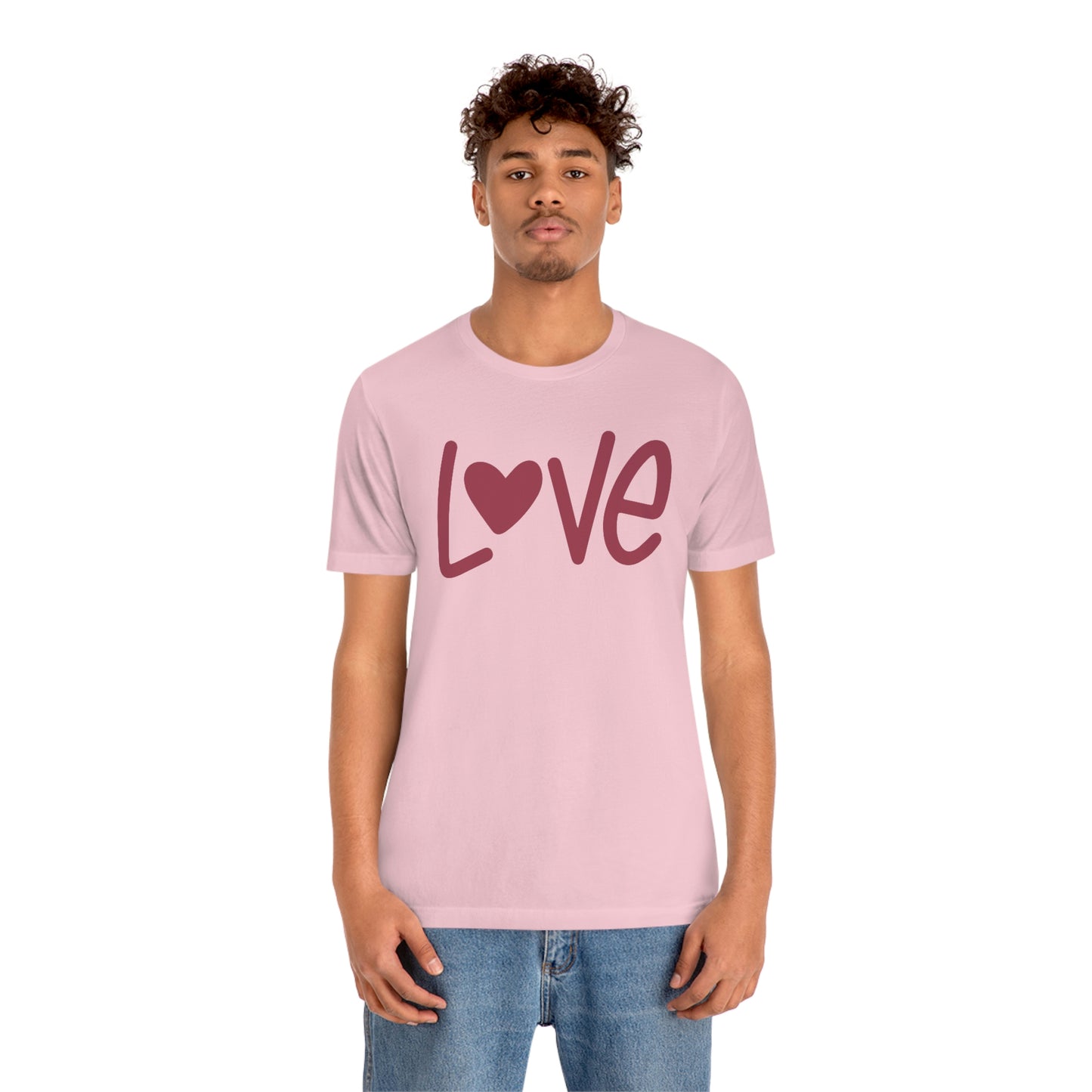 Love Valentine Shirt Unisex Jersey Short Sleeve Tee