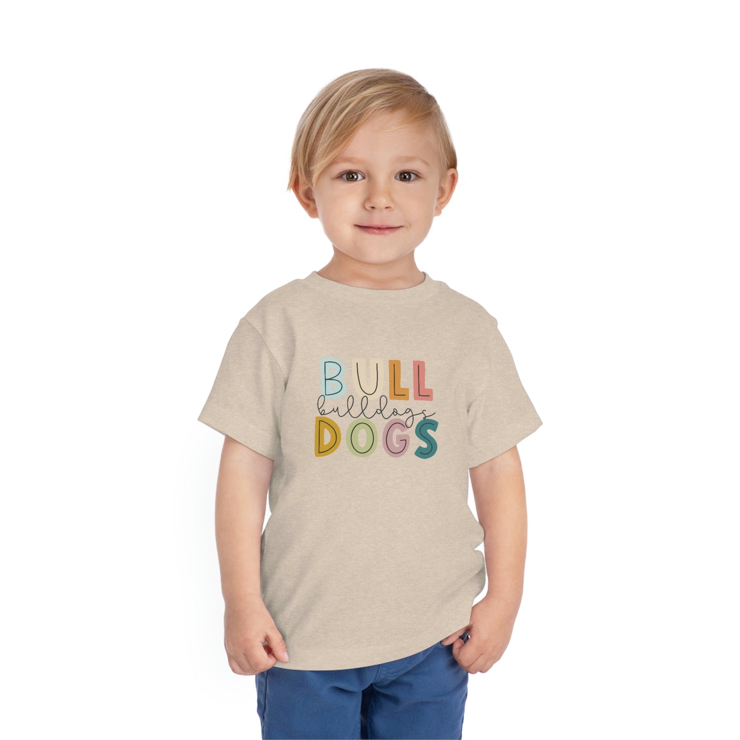 Bulldogs Bella+Canvas 3001 Toddler Short Sleeve Tee