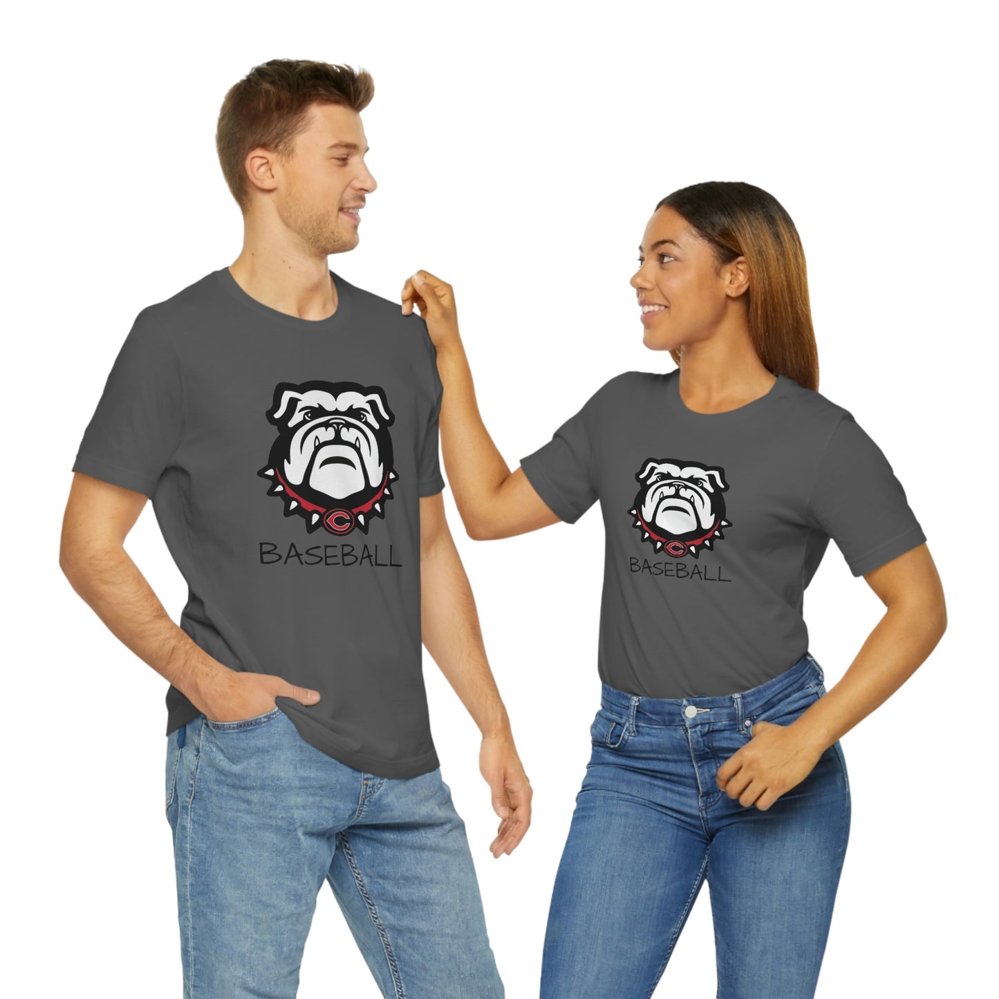 Bulldog Baseball Bella+Canvas 3001 Unisex Jersey Short Sleeve Tee