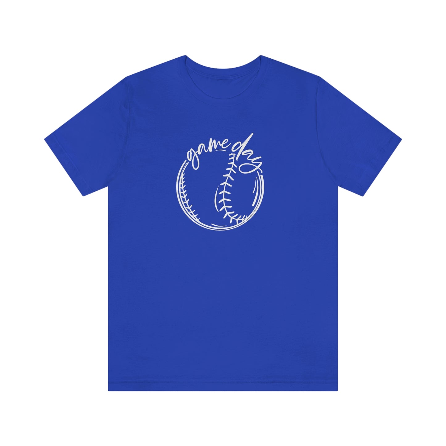 Baseball Game Day Bella+Canvas 3001 Soft style Unisex Jersey Short Sleeve Tee