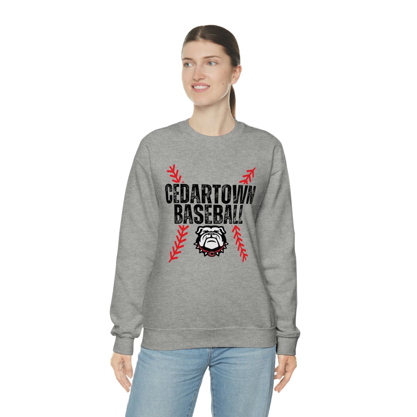 Cedartown Baseball Gildan 18000 Unisex Heavy Blend Crewneck Sweatshirt