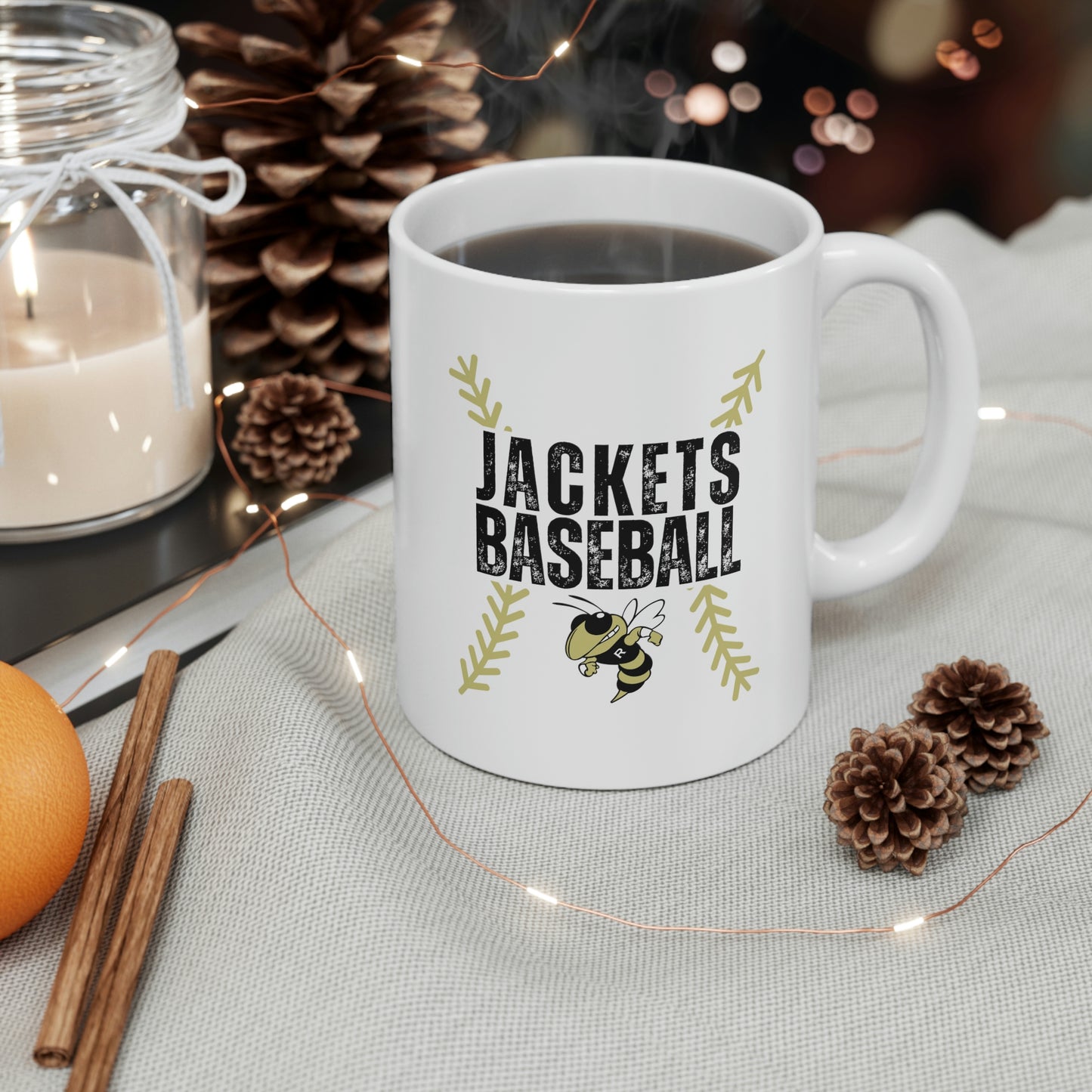 Jackets Baseball Double sided Ceramic Mug 11oz