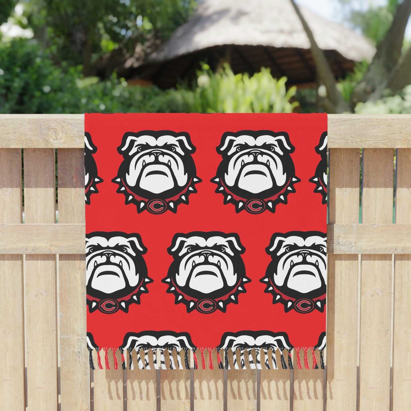 Bulldog Boho Beach Towel Cloth