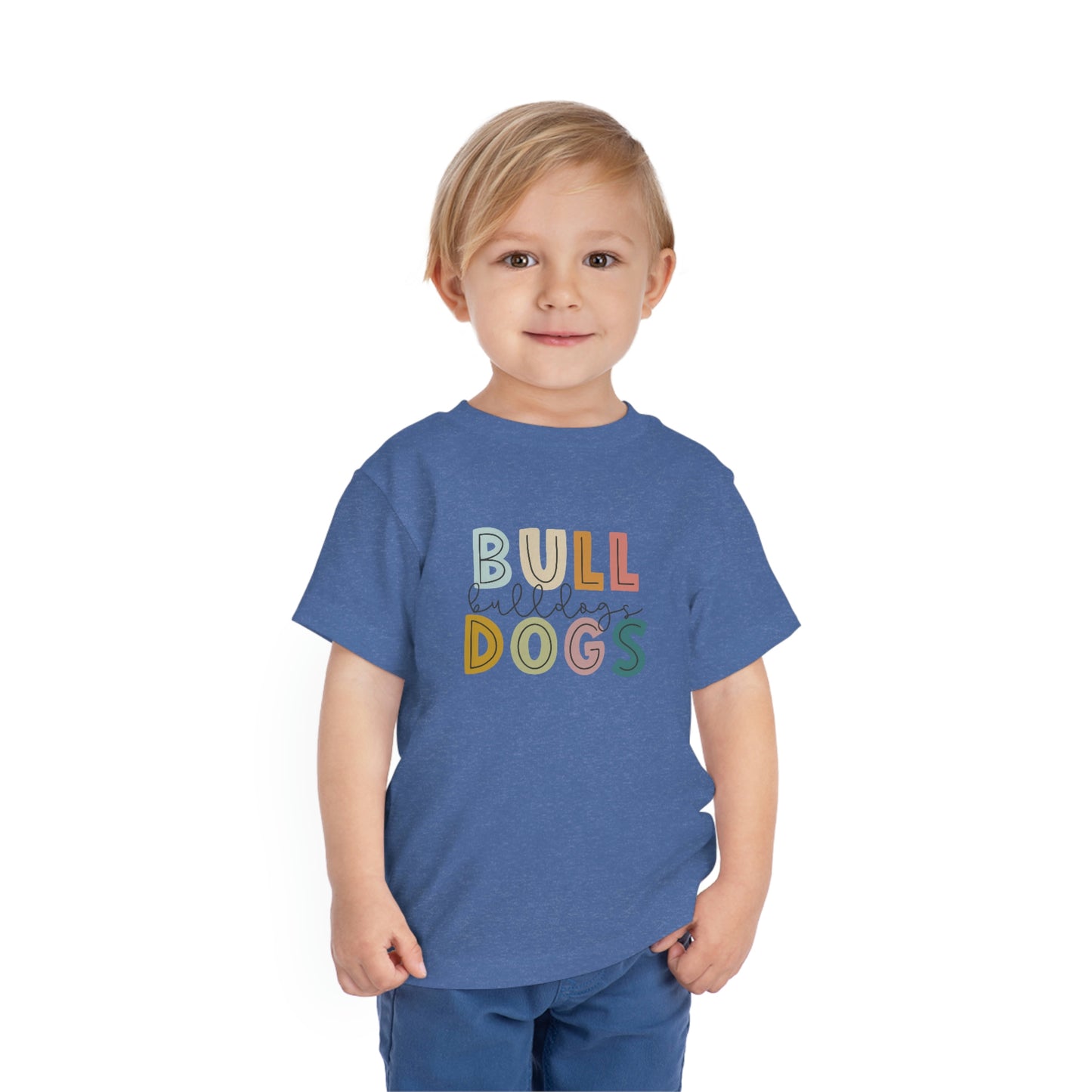 Bulldogs Bella+Canvas 3001 Toddler Short Sleeve Tee