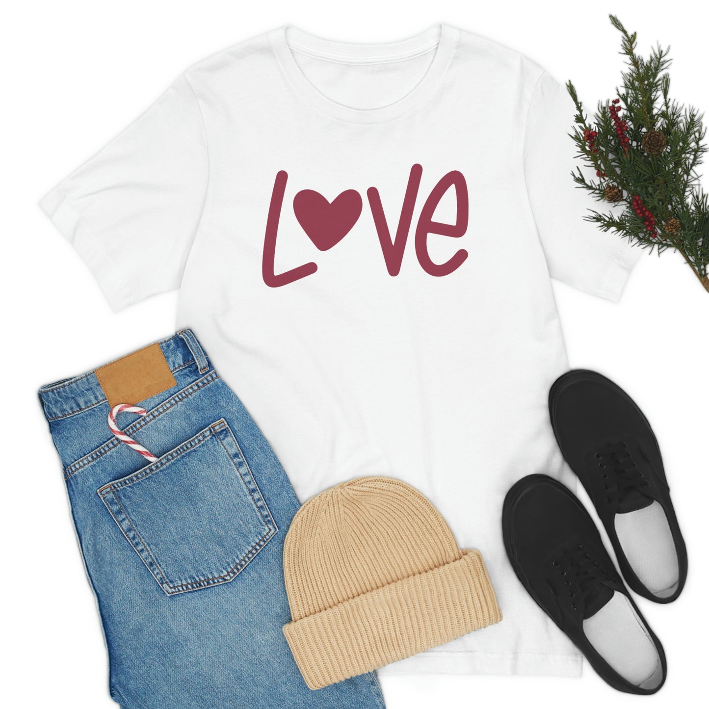 Love Valentine Shirt Unisex Jersey Short Sleeve Tee