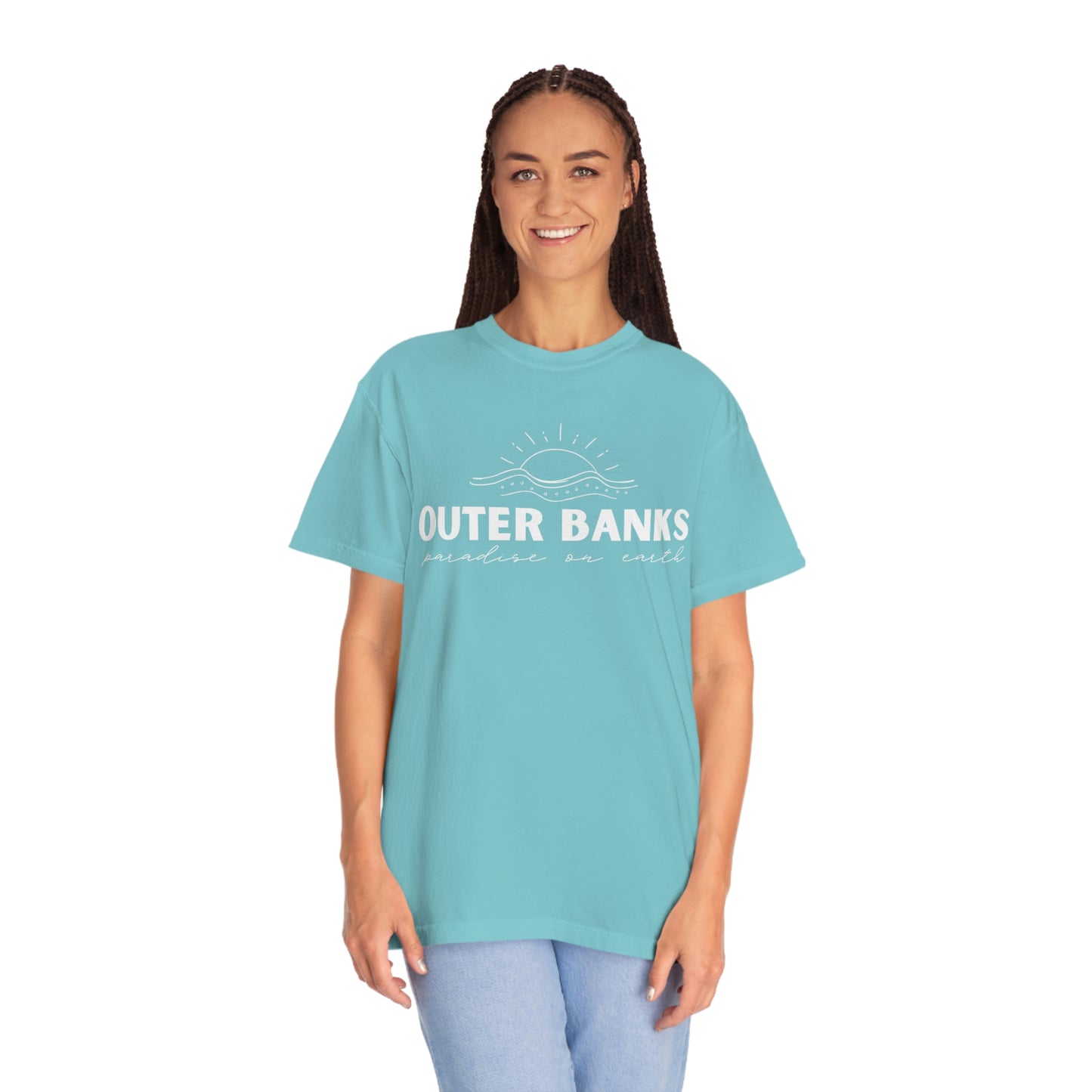 Outer Banks OBX Paradise on Earth Comfort Colors 1717 Unisex Garment-Dyed T-shirt