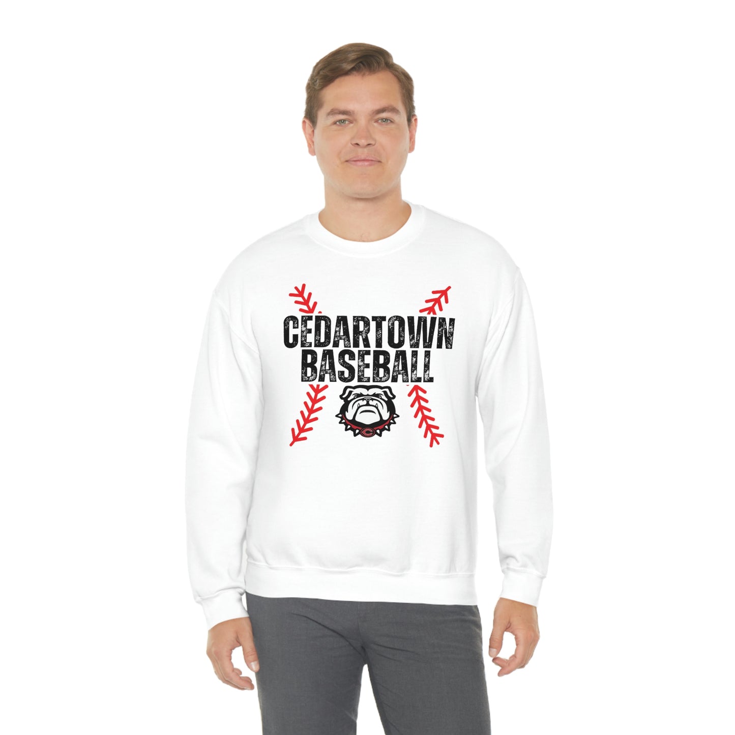 Cedartown Baseball Gildan 18000 Unisex Heavy Blend Crewneck Sweatshirt