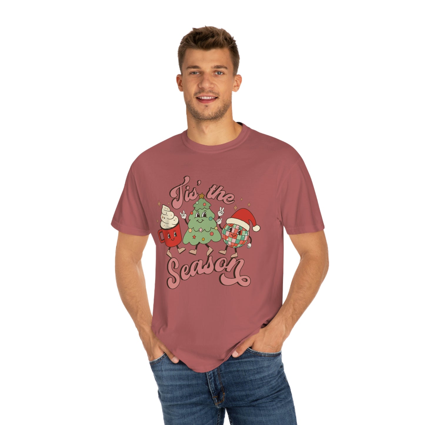 Tis' the Season Christmas Shirt Unisex Garment-Dyed Comfort Colors T-shirt