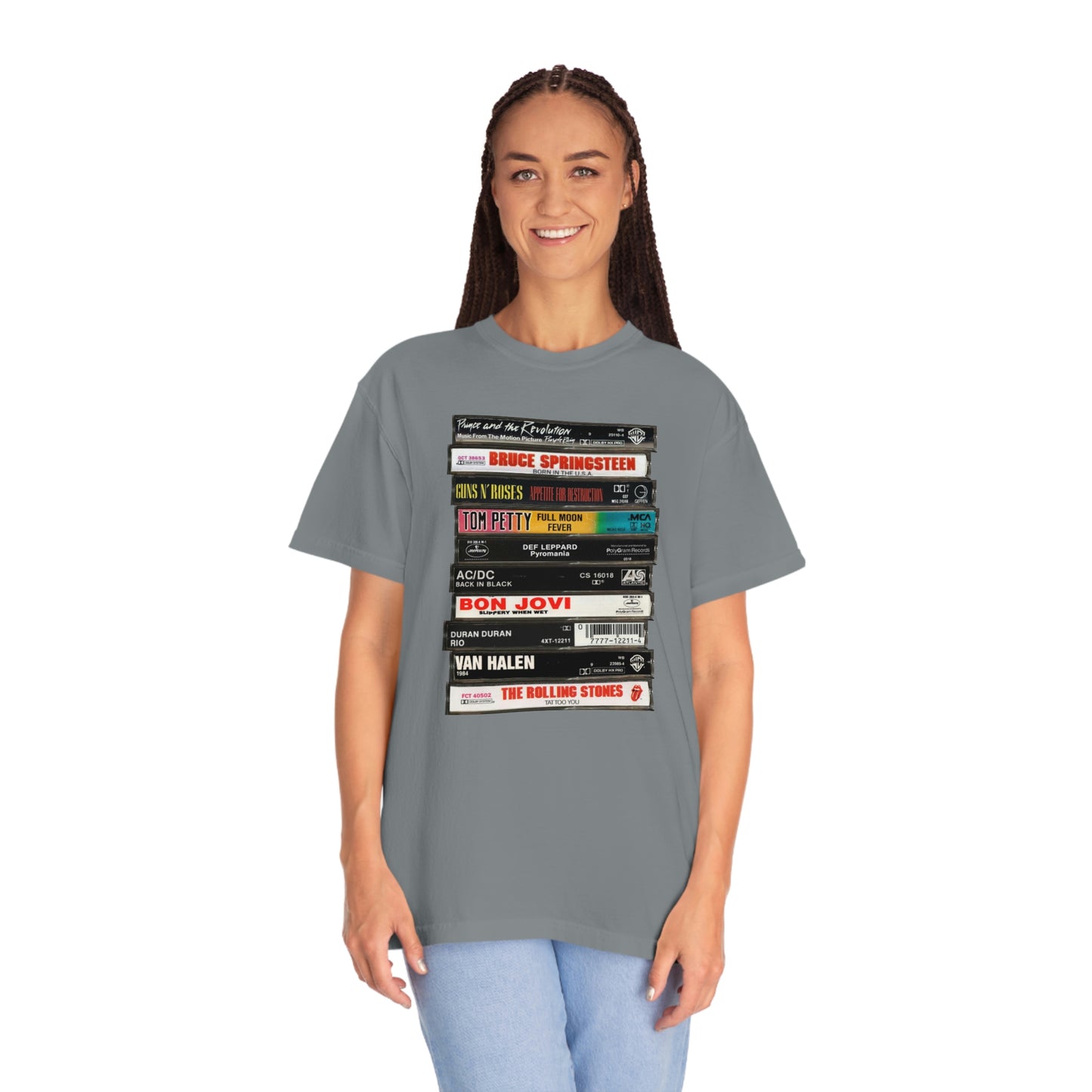 90's Rock Cassette Comfort Colors 1717 Unisex Garment-Dyed T-shirt