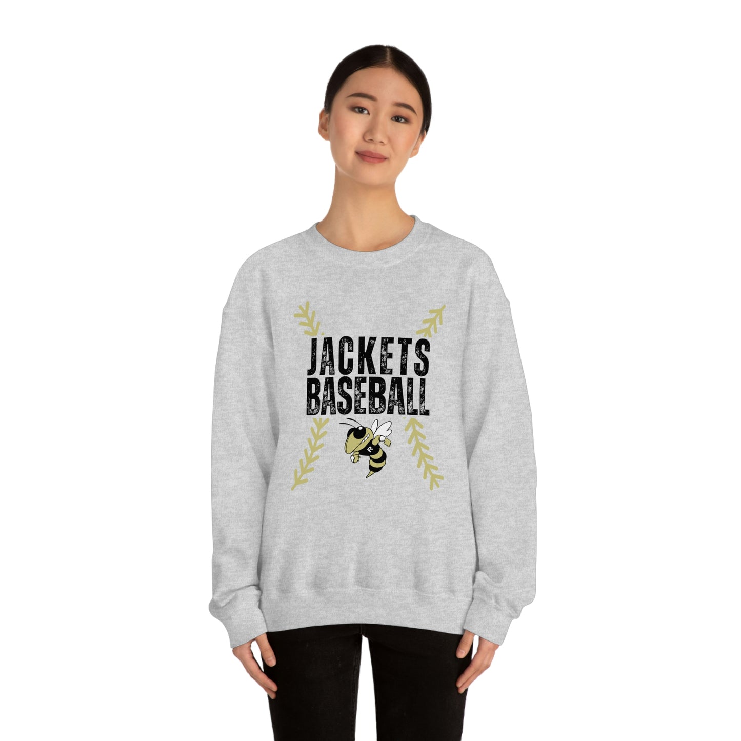 Jackets Baseball Gildan 18000 Unisex Heavy Blend Crewneck Sweatshirt