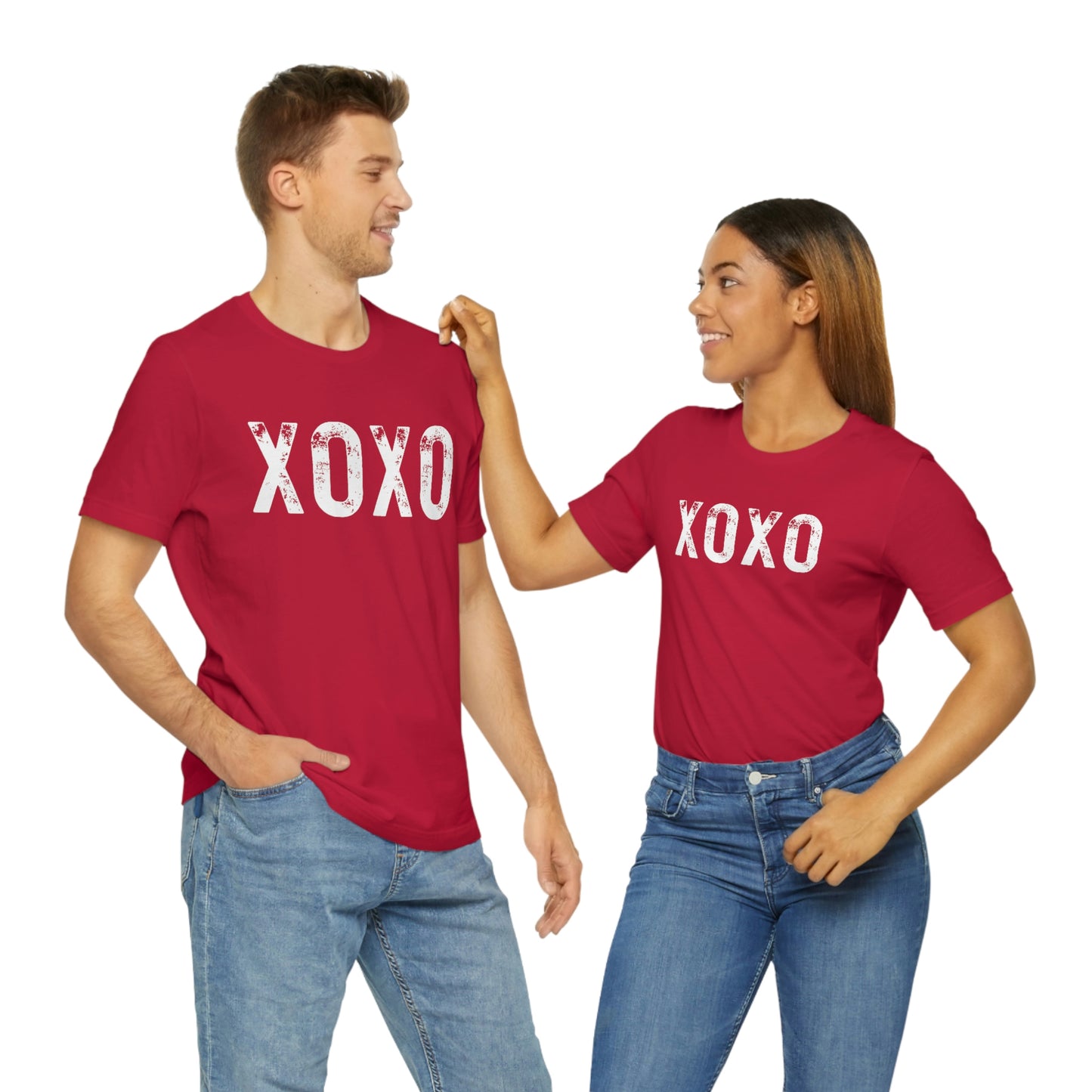 XOXO Valentine Shirt Unisex Jersey Short Sleeve Tee