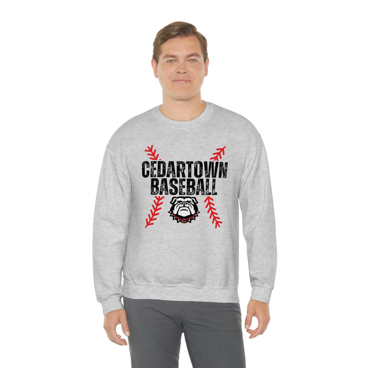 Cedartown Baseball Gildan 18000 Unisex Heavy Blend Crewneck Sweatshirt