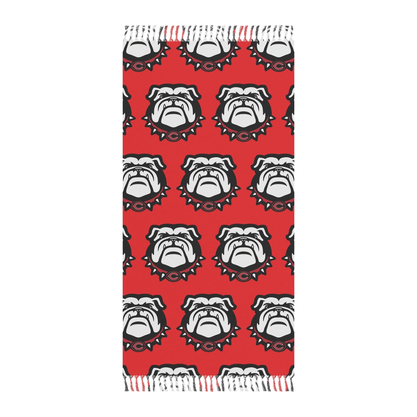 Bulldog Boho Beach Towel Cloth