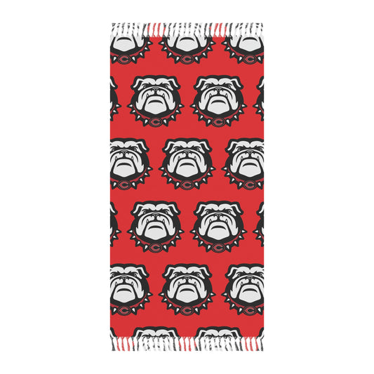 Bulldog Boho Beach Towel Cloth