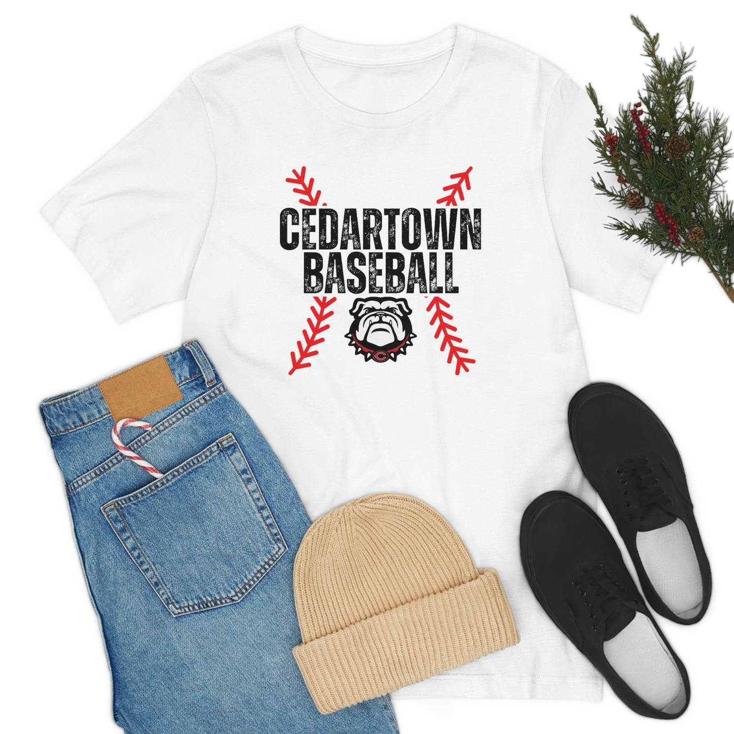 Cedartown Baseball Bella+Canvas 3001 Unisex Jersey Short Sleeve Tee