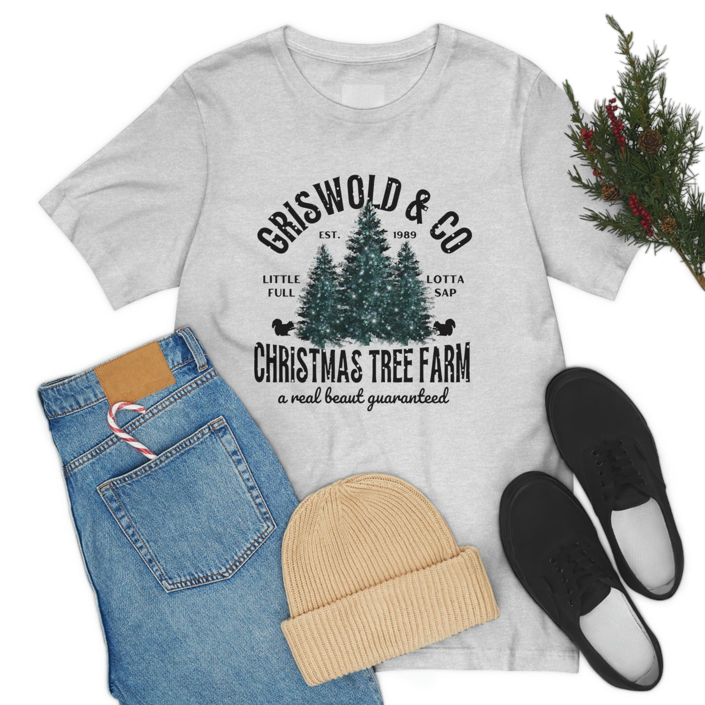 Christmas Griswold Tree Farm Unisex Jersey Short Sleeve Tee