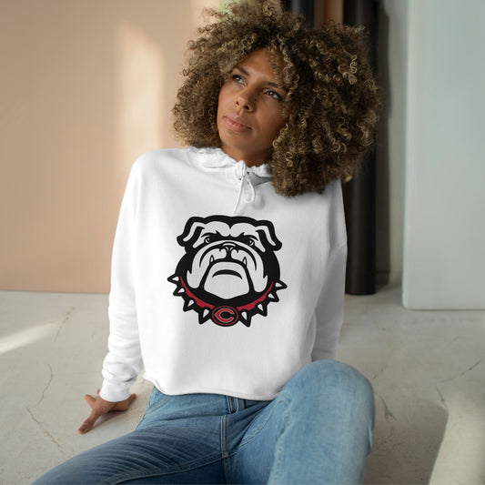 Cedartown Bulldogs Mascot Spirit Wear Crop Hoodie