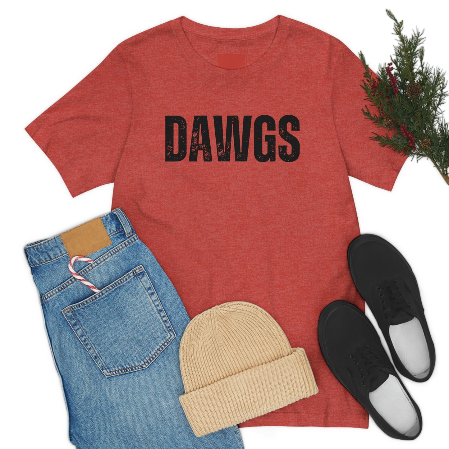 Dawgs Women's and Men's Bella+Canvas 3001 Unisex Jersey Short Sleeve Tee