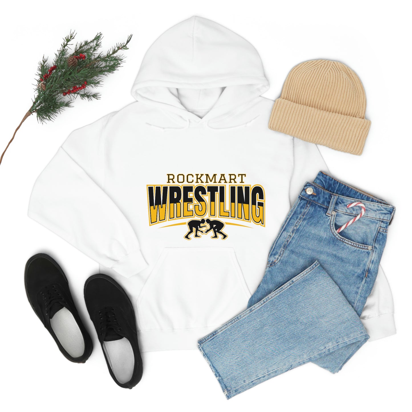 Rockmart Wrestling Hoodie Unisex Heavy Blend Hooded Sweatshirt