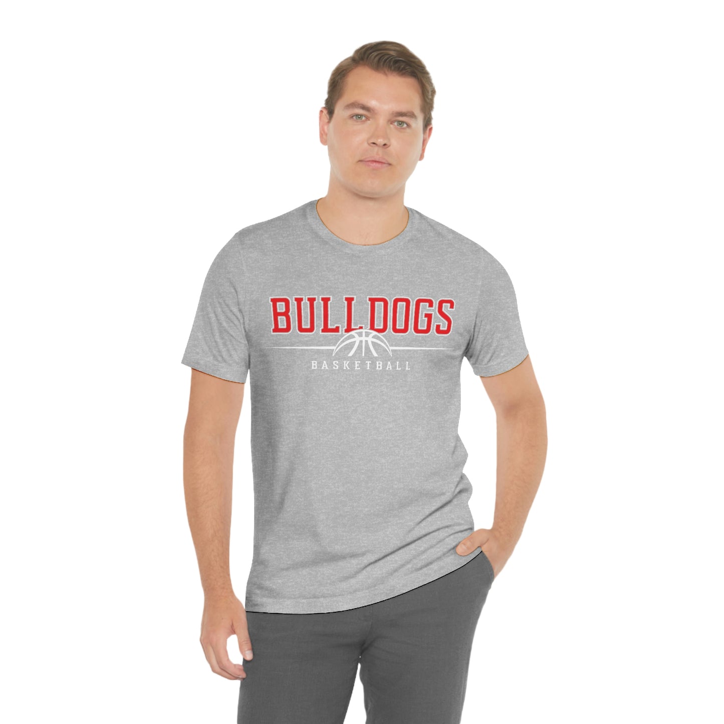 Bulldog Basketball Shirt Soft Style Unisex Jersey Short Sleeve Tee