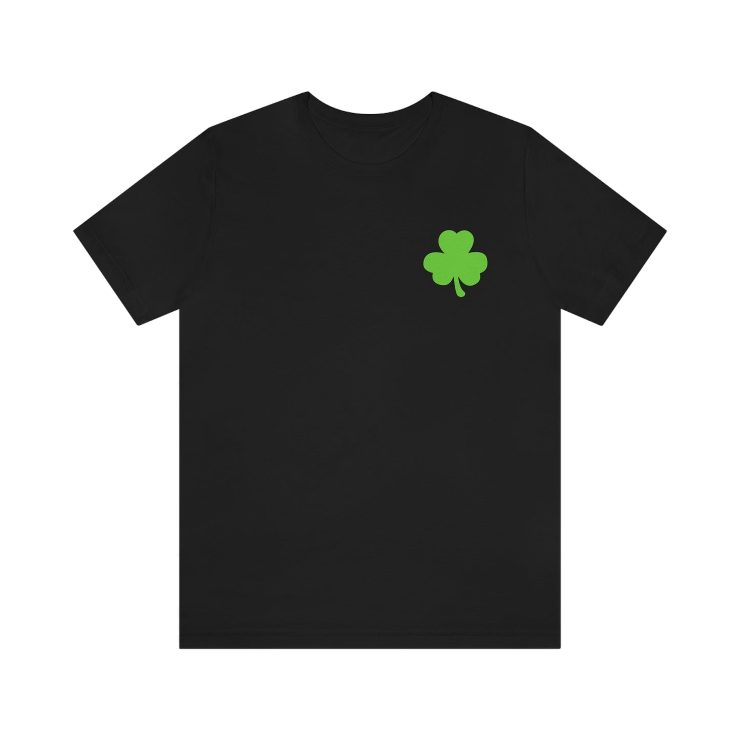 St. Patrick's Day American Flag Bella+Canvas 3001 Unisex Jersey Short Sleeve Tee